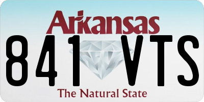 AR license plate 841VTS