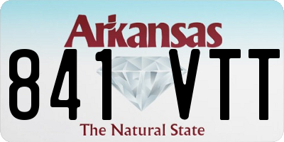 AR license plate 841VTT