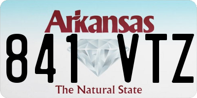 AR license plate 841VTZ