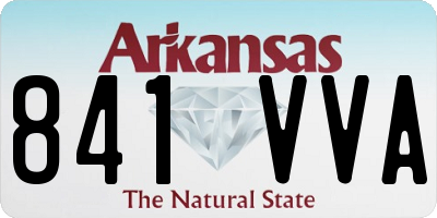 AR license plate 841VVA