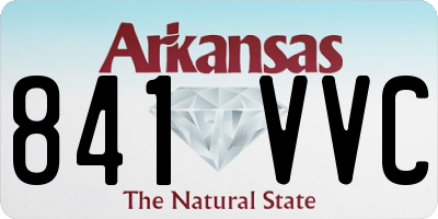 AR license plate 841VVC