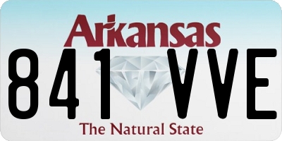 AR license plate 841VVE