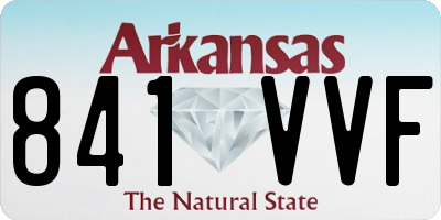 AR license plate 841VVF