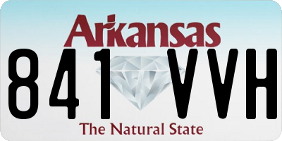 AR license plate 841VVH