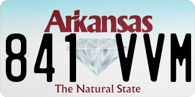 AR license plate 841VVM