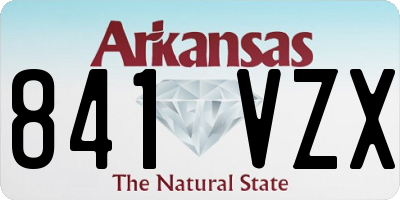 AR license plate 841VZX