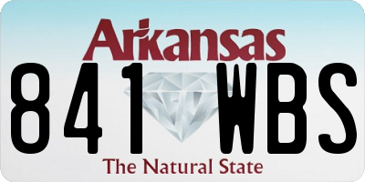 AR license plate 841WBS