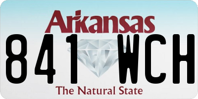 AR license plate 841WCH