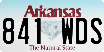 AR license plate 841WDS