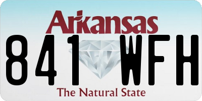 AR license plate 841WFH