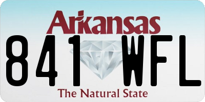 AR license plate 841WFL