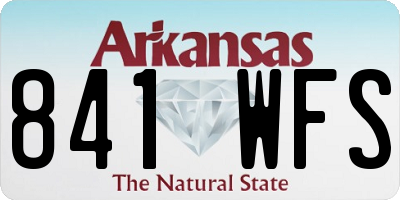 AR license plate 841WFS