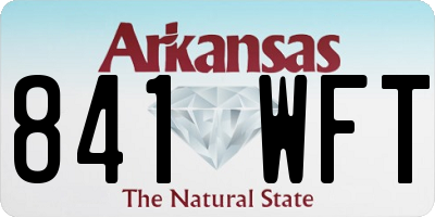 AR license plate 841WFT