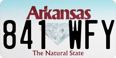 AR license plate 841WFY