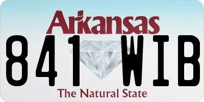 AR license plate 841WIB