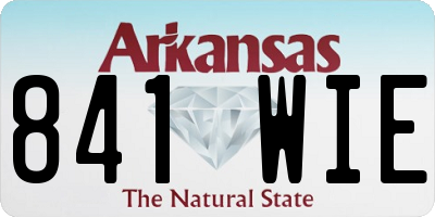 AR license plate 841WIE