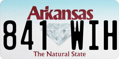 AR license plate 841WIH
