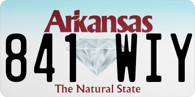 AR license plate 841WIY