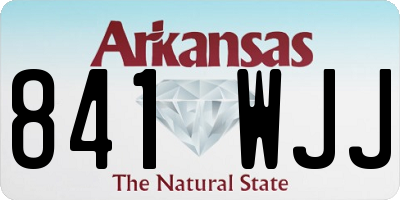 AR license plate 841WJJ
