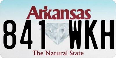 AR license plate 841WKH