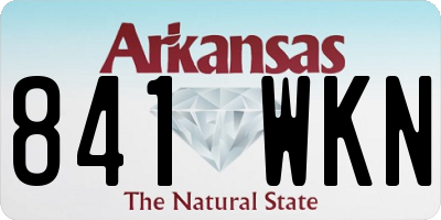 AR license plate 841WKN
