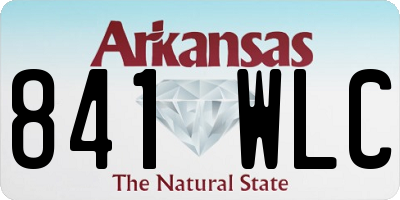 AR license plate 841WLC