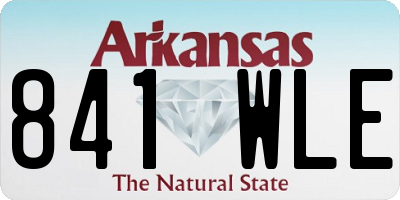 AR license plate 841WLE