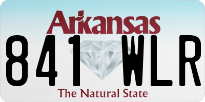 AR license plate 841WLR