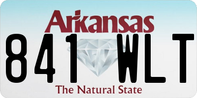AR license plate 841WLT