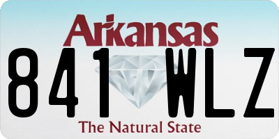 AR license plate 841WLZ