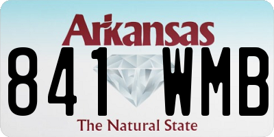 AR license plate 841WMB