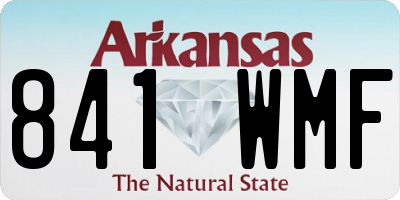 AR license plate 841WMF