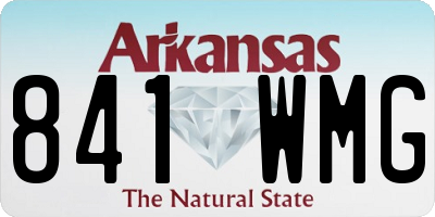 AR license plate 841WMG