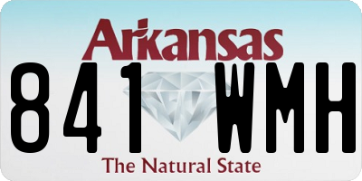 AR license plate 841WMH