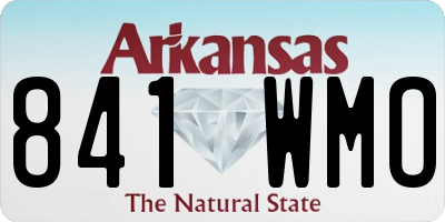 AR license plate 841WMO