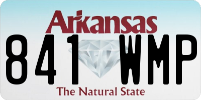 AR license plate 841WMP