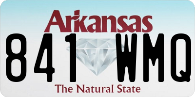 AR license plate 841WMQ