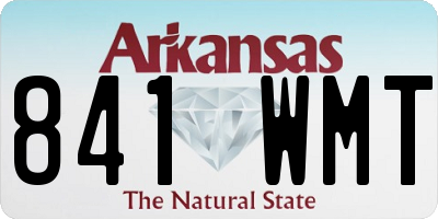 AR license plate 841WMT
