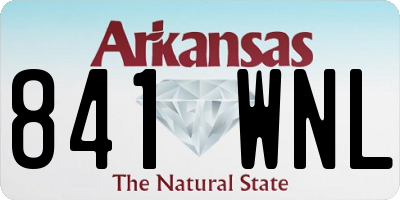 AR license plate 841WNL