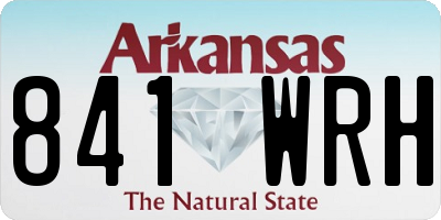 AR license plate 841WRH
