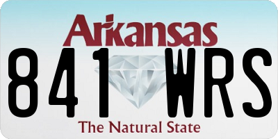 AR license plate 841WRS