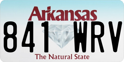 AR license plate 841WRV