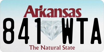 AR license plate 841WTA