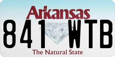 AR license plate 841WTB