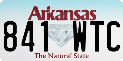 AR license plate 841WTC