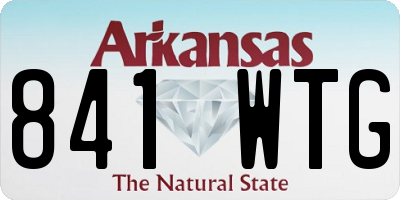 AR license plate 841WTG