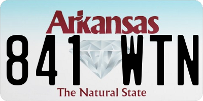 AR license plate 841WTN