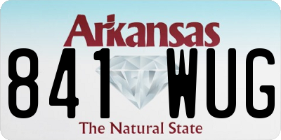 AR license plate 841WUG