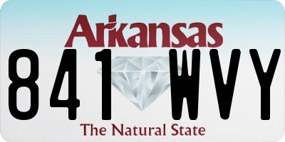 AR license plate 841WVY