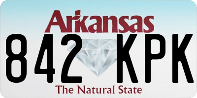 AR license plate 842KPK